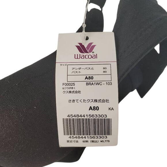 NWT Wacoal Padded Contour Underwire Push-up T-shirt Bra Black Size 80A 36A - Picture 10 of 11